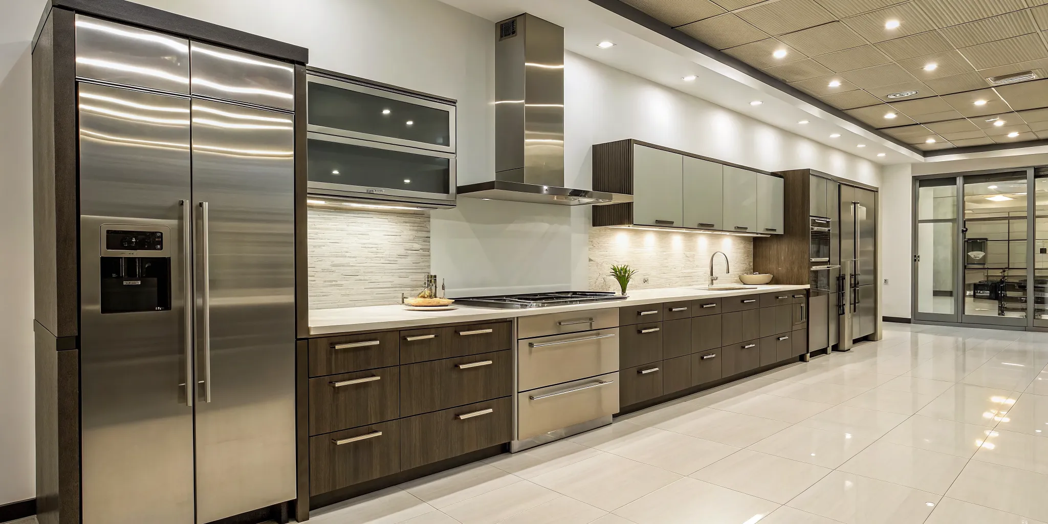 Custom kitchen cabinets with a sleek, modern design in a San Diego home.
