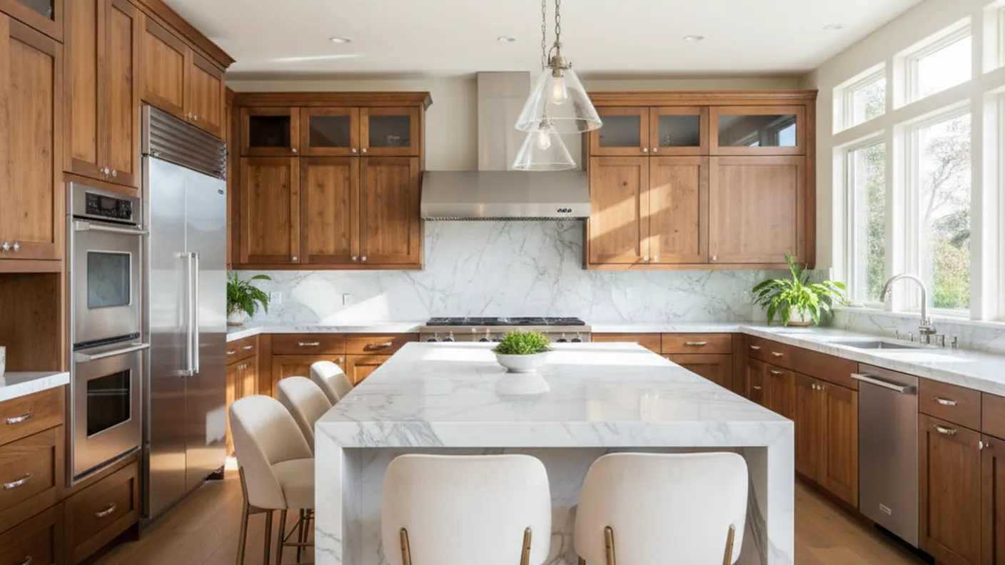 Custom kitchen cabinet materials and finishes for San Diego homeowners